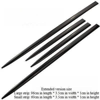 Black Car Door Edge Protector Strip