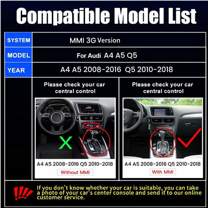 Wireless CarPlay Interface for Audi