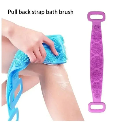 Silicone Back Scrubber Shower Belt