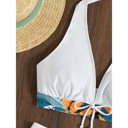 Halter High-Waist Bikini Set