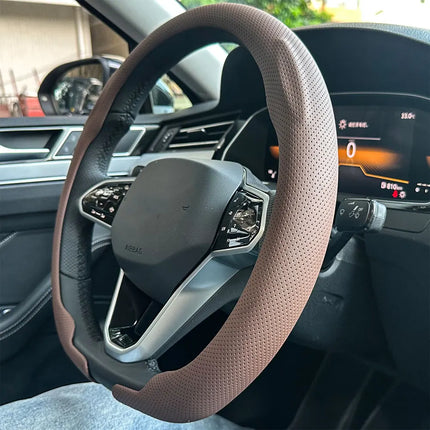 Universal Leather Steering Wheel Cover