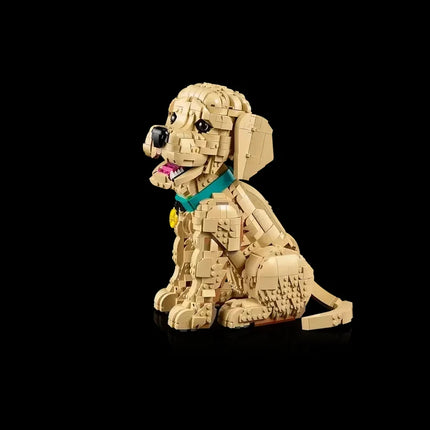 Golden Retriever Puppy Building Blocks Model Set
