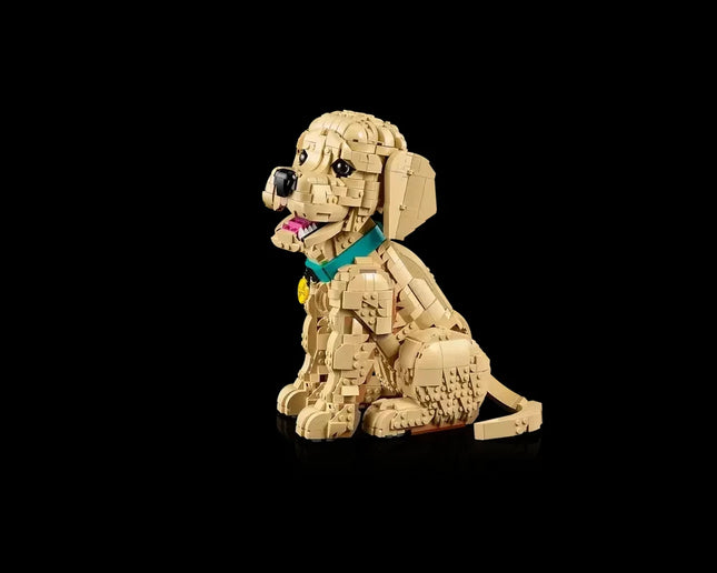 Golden Retriever Puppy Building Blocks Model Set