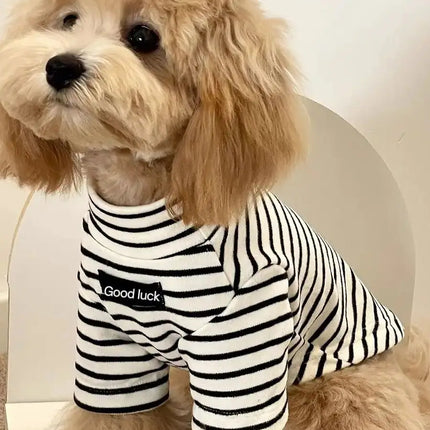 Striped Thermal Dog Sweater