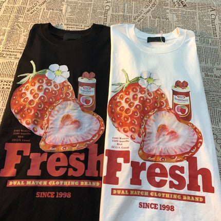 Fresh Strawberry Graphic T-Shirt