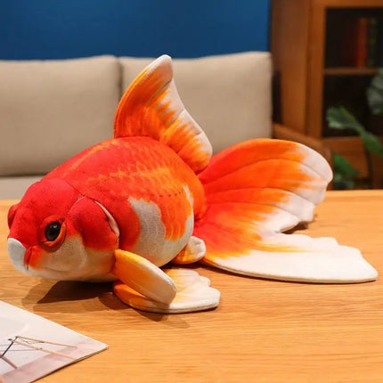Lucky Koi Goldfish Plush Pillow