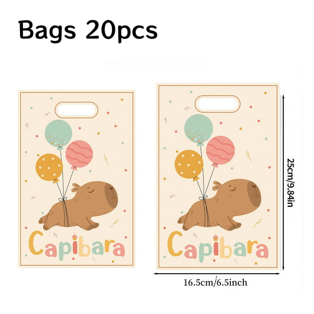 Capybara Party Tableware Set