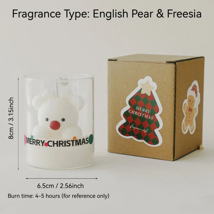 Christmas Scented Glass Candle