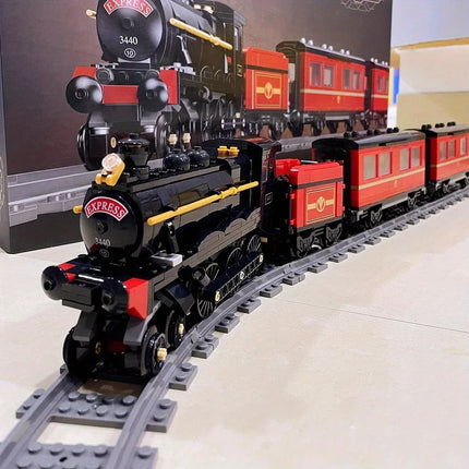Steam Train Building Block Set