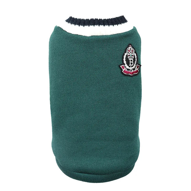 Solid Winter Pet Sweater