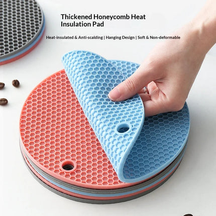 Honeycomb Silicone Trivet Mat