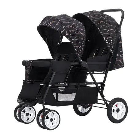 Lightweight Tandem Twin Baby Stroller