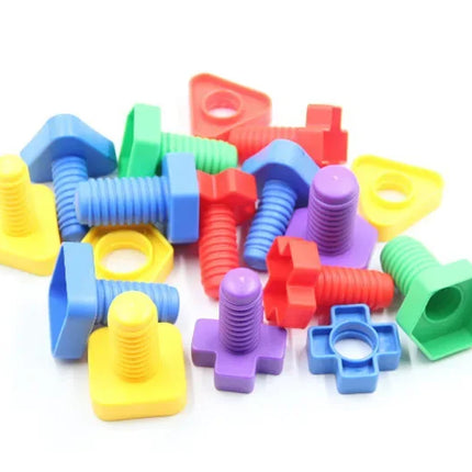 Nut-Shaped Matching Building Block Set