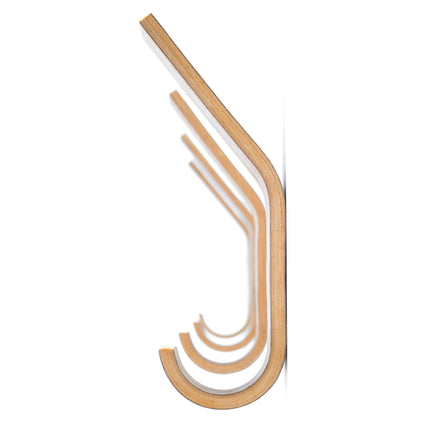 Set of 4 Wooden Wall Hooks