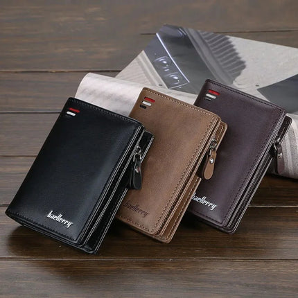 PU Leather Zipper Wallet