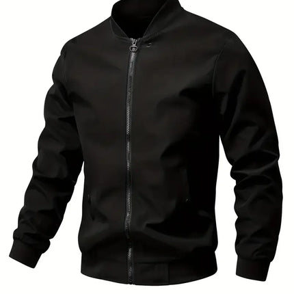 Men's Black Bomber Jacket