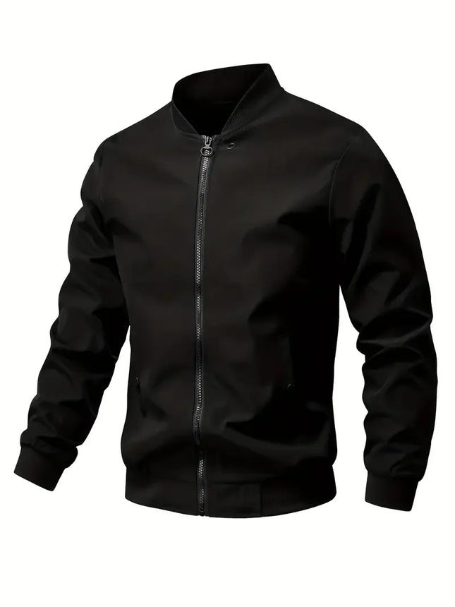 Men's Black Bomber Jacket