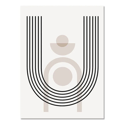 Abstract Boho Geometric Wall Art