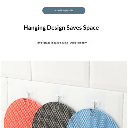 Honeycomb Silicone Trivet Mat