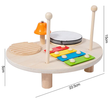 Wooden Montessori Musical Activity Table
