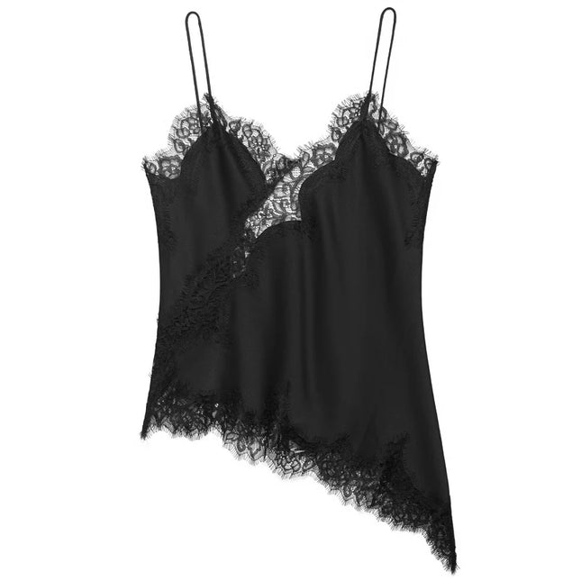 Women's Asymmetrical Lace Camisole Top