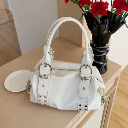 Rivet Motorcycle Shoulder Bag