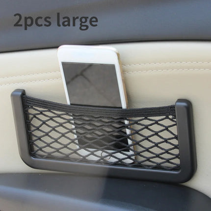 Car Storage Mesh Pockets