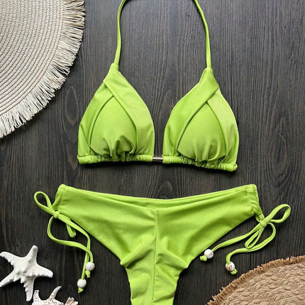 Triangle Push-Up Bikini Set