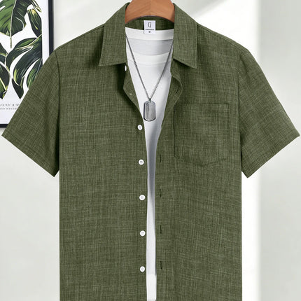 Men’s Casual Linen Shirt