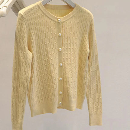 Women's Long Sleeve Knitted Cardigan