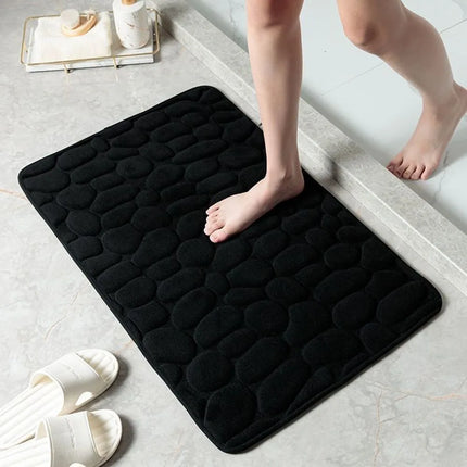 Cobblestone Embossed Bath Mat
