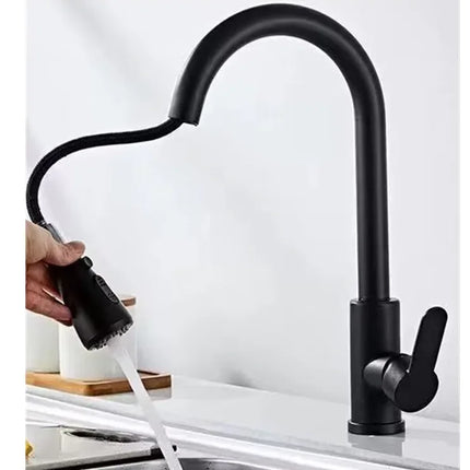 Flexible Pull-Out Kitchen Faucet