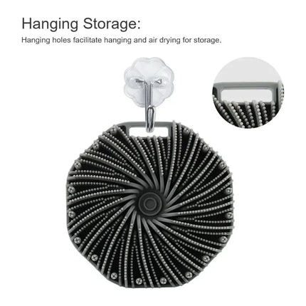 Polygonal Silicone Body Scrubber