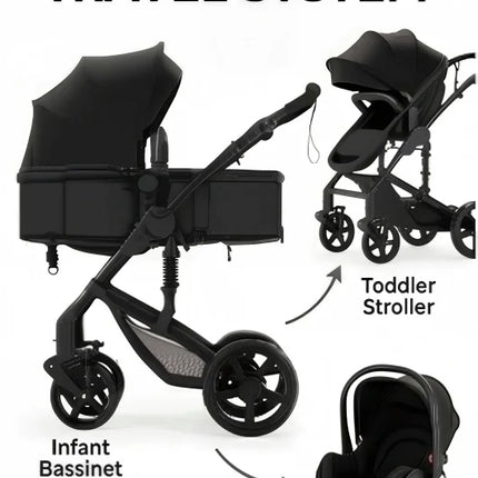3-in-1 Luxury Baby Travel System