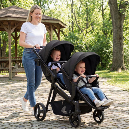 Lightweight Foldable Twin Baby Stroller
