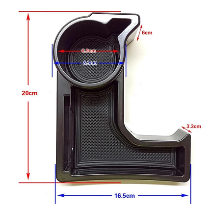 Car Gear Shift Storage Tray with Cup Holder