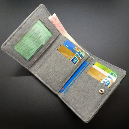 Canvas Trifold Wallet