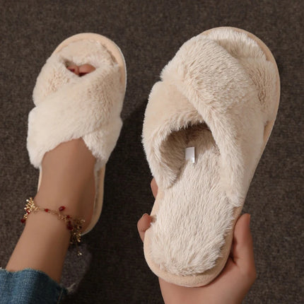 Women's Fluffy Fur Slippers