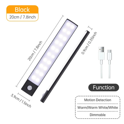 USB Rechargeable Motion Sensor LED Night Light