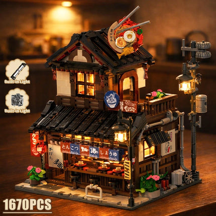 Japanese Ramen Shop Building Block Set