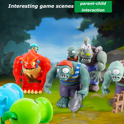 Zombie Game Character Toy Set