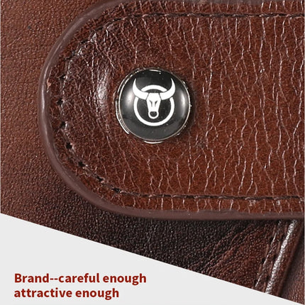 Genuine Leather Bifold Wallet