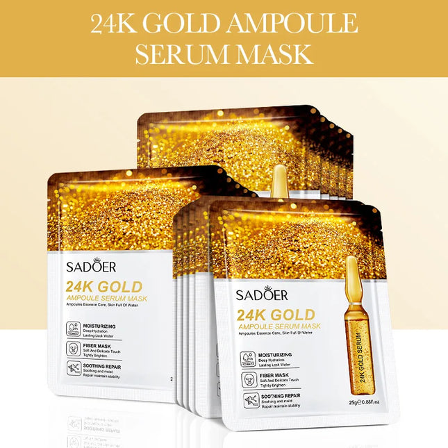 24K Gold Vitamin C Face Masks
