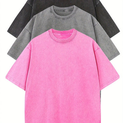 Men’s 100% Cotton Loose-Fit T-Shirts