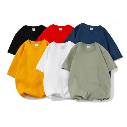 Men's Moon Print Cotton Blend T-Shirt