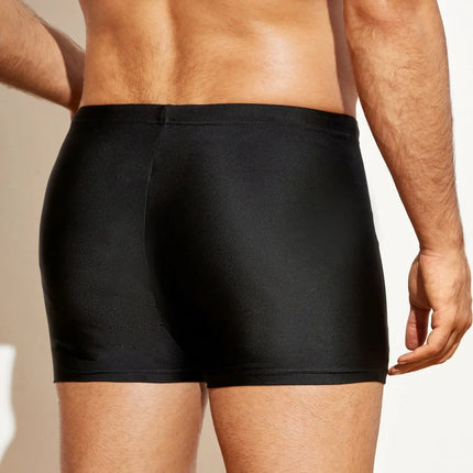 Men's Solid Color Swim Shorts