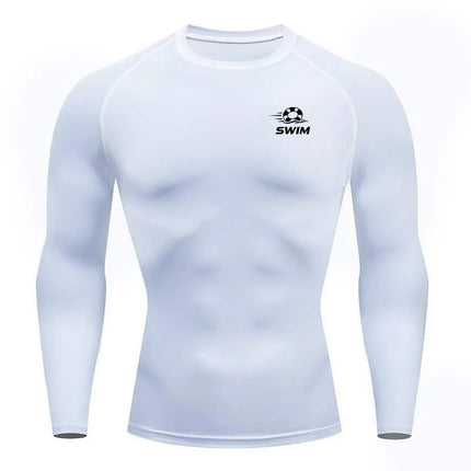 Men's Long-Sleeve Rash Guard Shirt