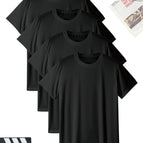 XXXL / BLACK / Pack of 4