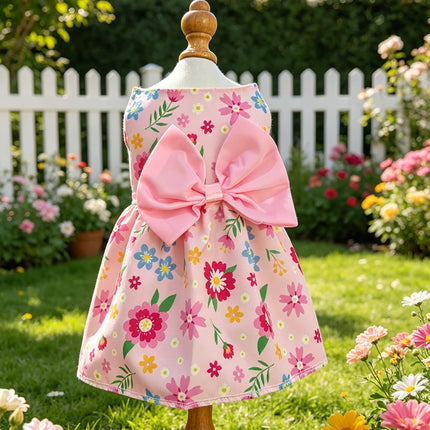 Pink Dog Princess Dress
