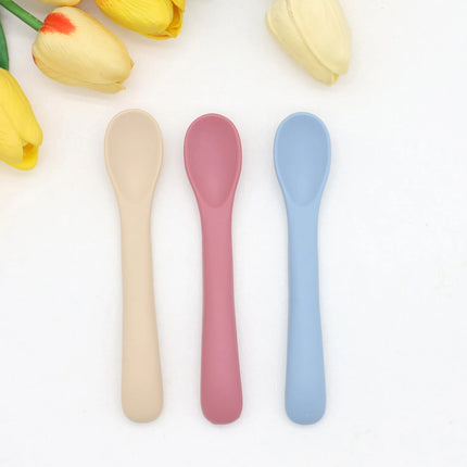 Baby Silicone Feeding Spoons